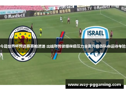 今晨世界杯预选赛赛前速递 出线形势紧绷保级压力全面升级各队命运待考验 今晨世界杯预选赛赛前速递 出线形势紧绷保级压力全面升级各队命运待考验